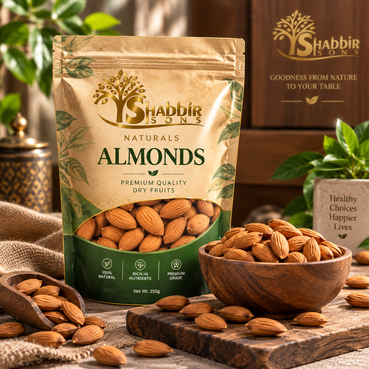 ChatGPT Image Sep 19, 2026, 05_25_54 PM Premium Almonds (Badam) – Natural & Nutritious Dry Fruit | Shabbir Sons Naturals - Image 1