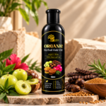Organic Herbal Shampoo – Natural Hair Strengthening & Nourishing Shampoo | 200ml